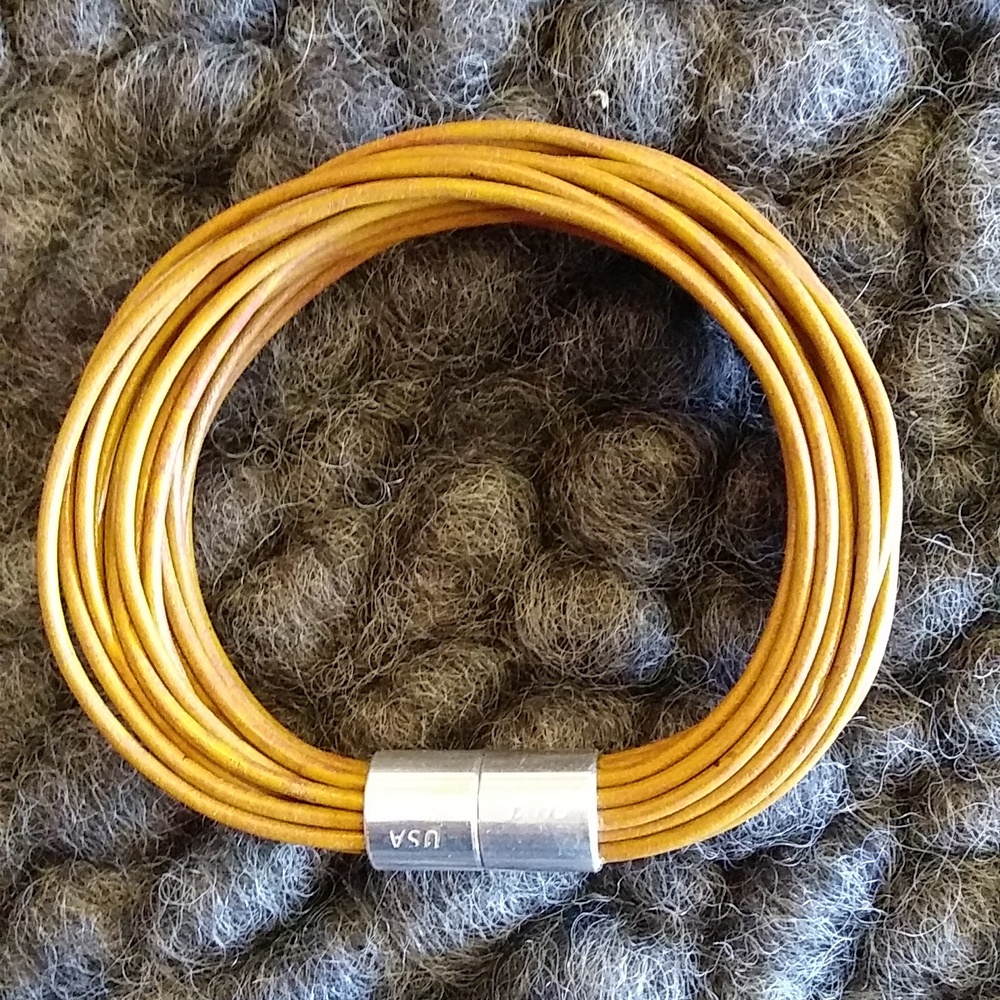 Leather Magnetic Bracelet